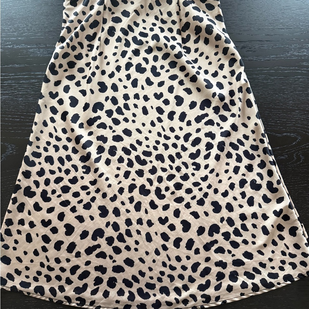 Animal Print A-Line Skirt